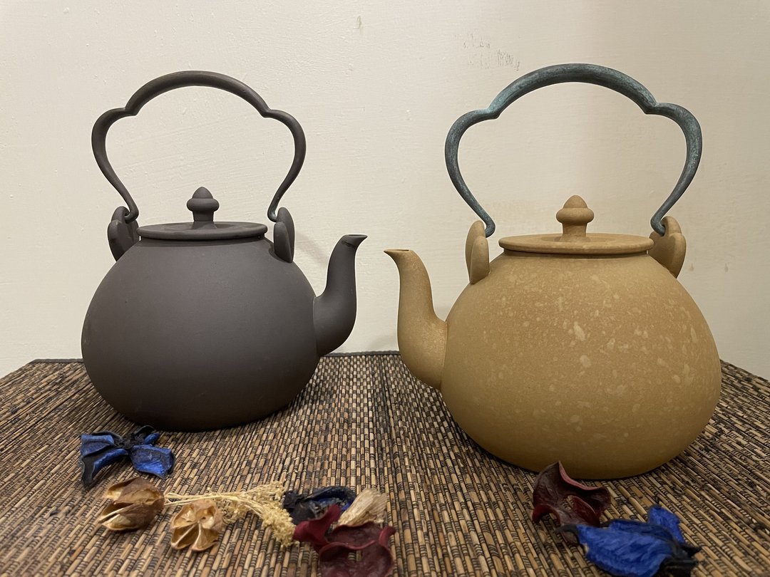 岩矿烧水壶 小容量 净化水质 茶道适用 两色 - 茶具/茶杯 - 陶 
