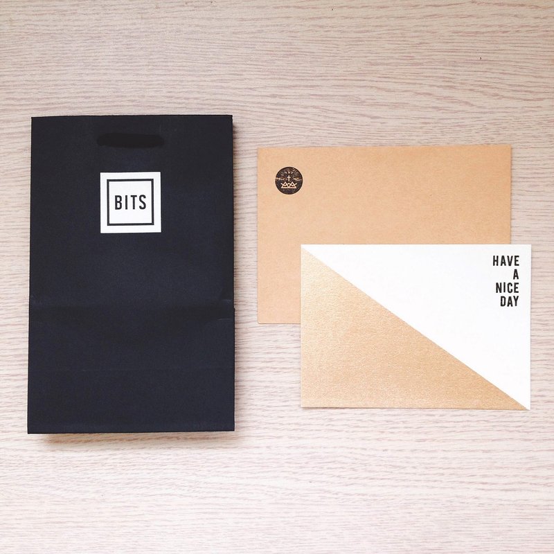 手工定制明信片与提袋组 - 卡片/明信片 - 纸 