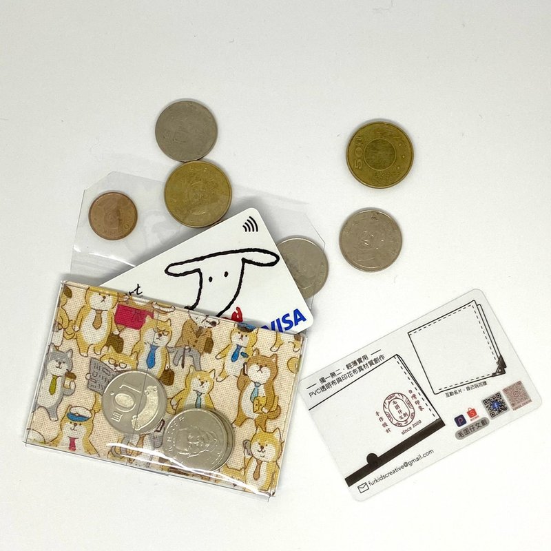 【礼物首选】可酒精擦试 |轻巧【极简零钱包】犬之社畜 - 零钱包 - 其他材质 多色