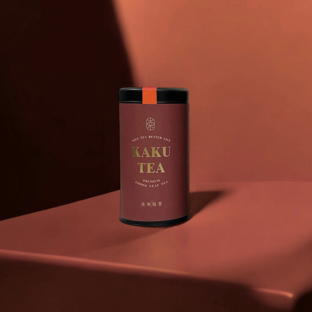 KAKU TEA │ 甘津 蜜香红茶(50g) 台湾好茶 原叶茶 经典精致罐装 - 茶 - 其他材质 红色