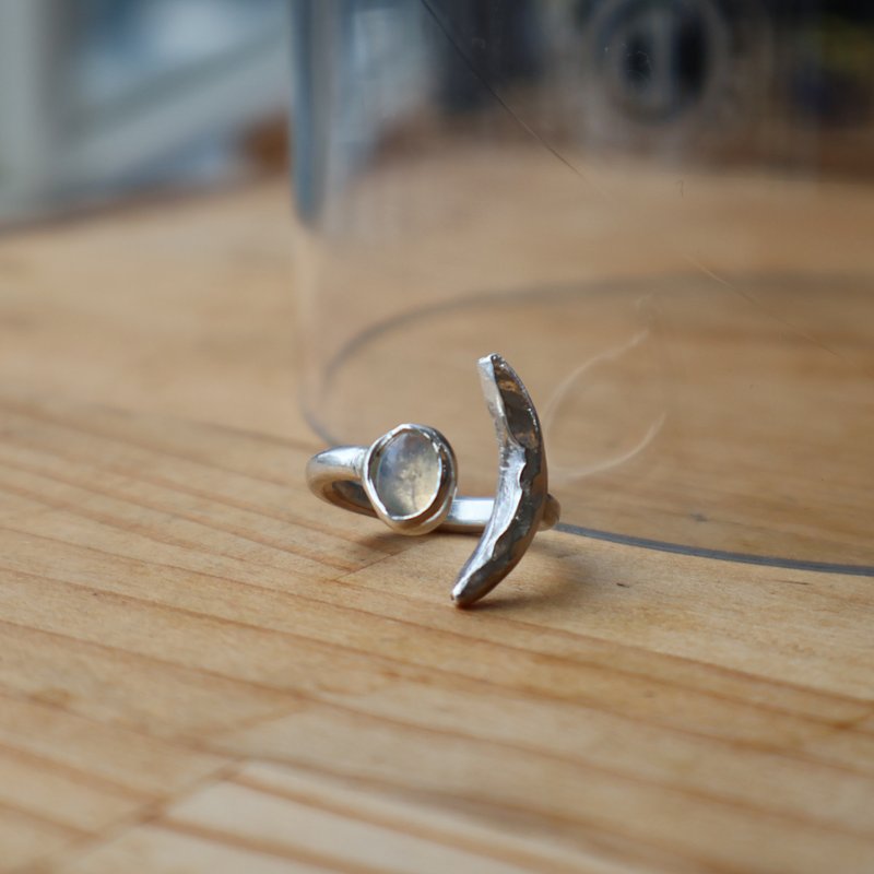 山与海之间的金工时光・花莲手作银饰体验・包镶银戒体验课 - 金工/饰品 - 银 