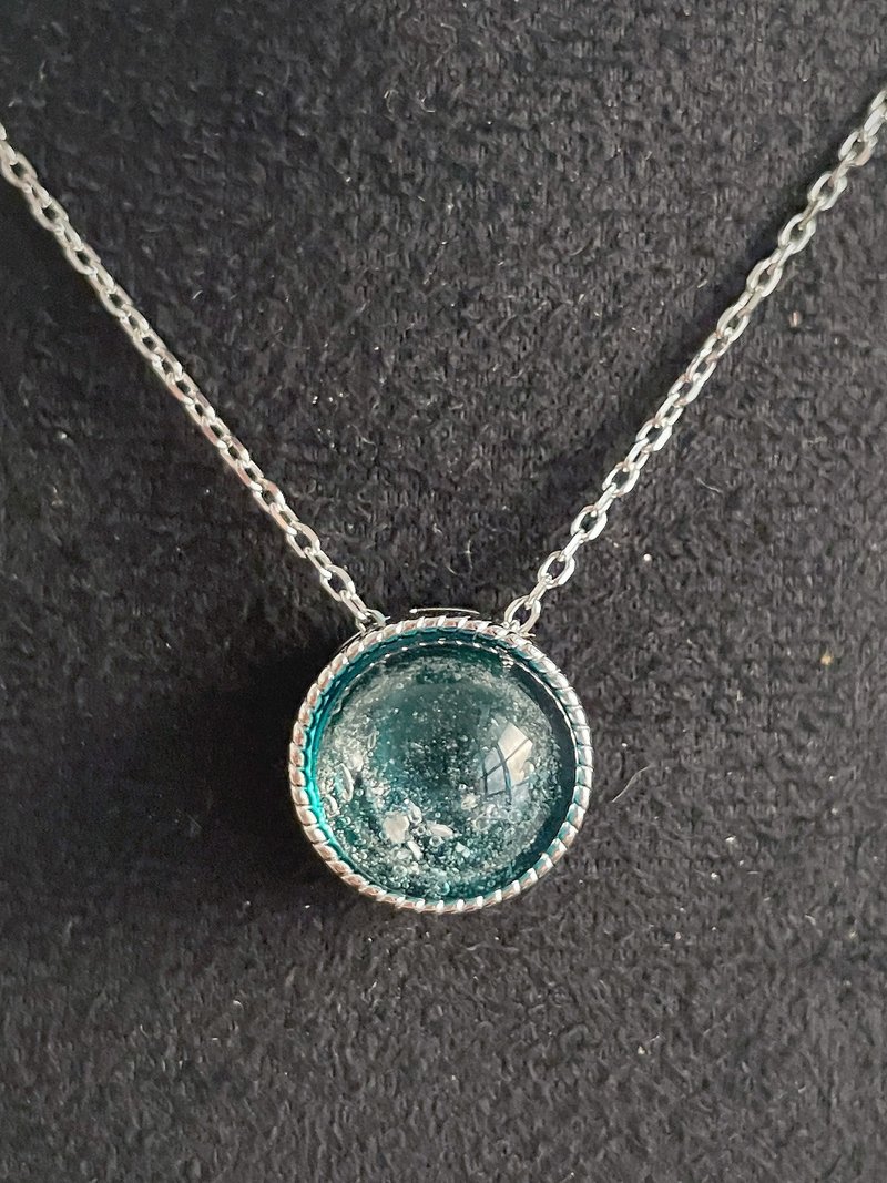 麻花边骨灰琉璃项链-定制化 - 项链 - 玻璃 