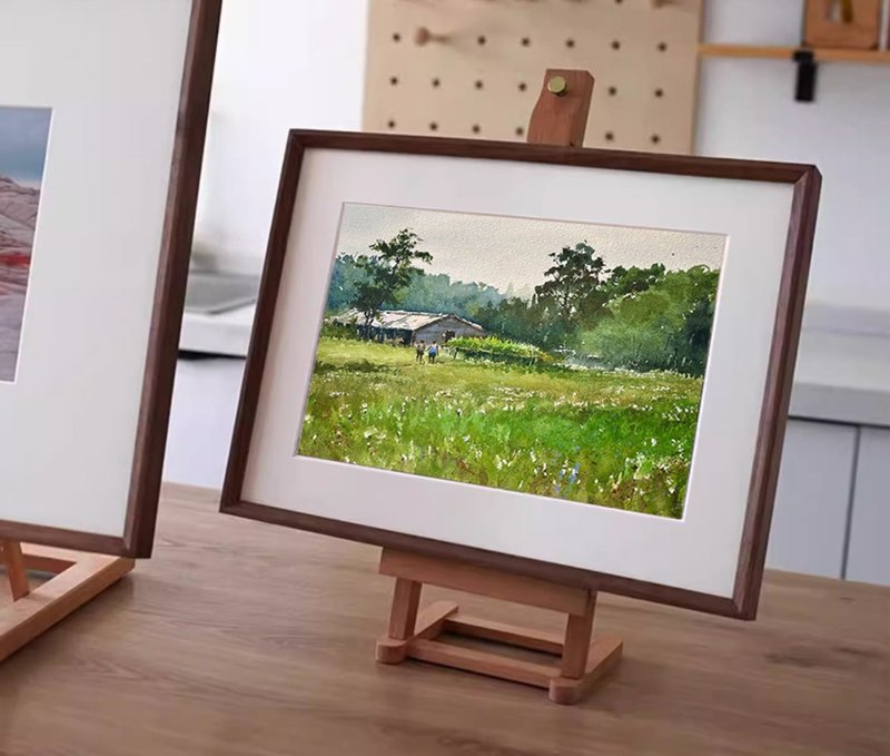 归园田居 | 疗愈水彩系列 水彩原画 - 海报/装饰画/版画 - 纸 白色