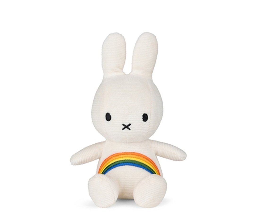 荷兰 Bon Ton Toys | Miffy 米飞兔 娃娃 彩虹 18cm - 玩偶/公仔 - 其他材质 粉红色