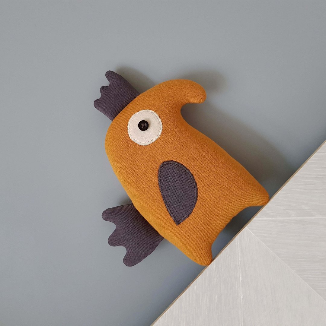stuffed parrot sewing pattern PDF rag doll tutorial in English DIGITAL Download - 手工艺教程/工具书 - 其他材质 