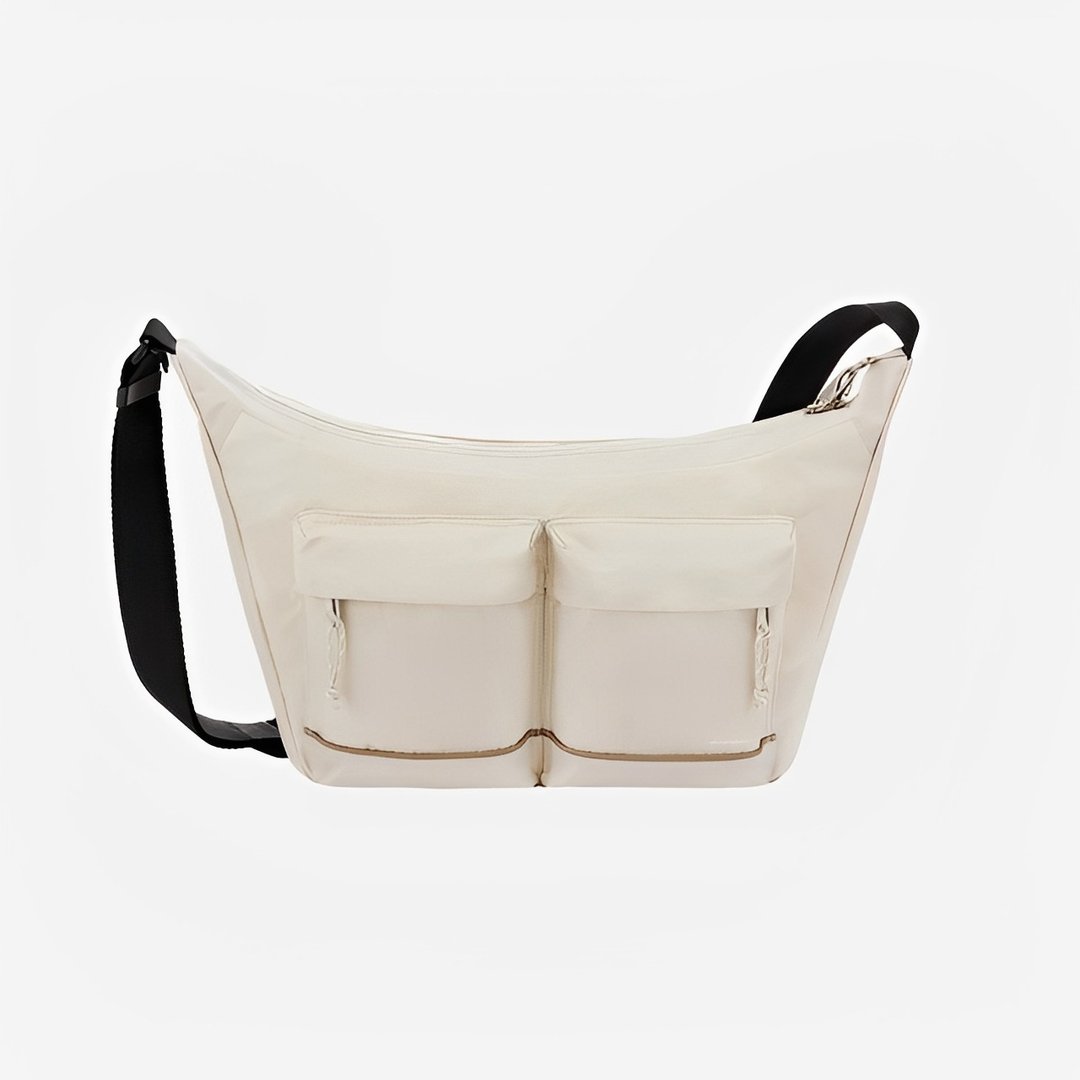 Branden 防盗旅行斜背袋│ Safe Cross Body Bag-│韩国品牌 - 米白 - 侧背包/斜挎包 - 防水材质 
