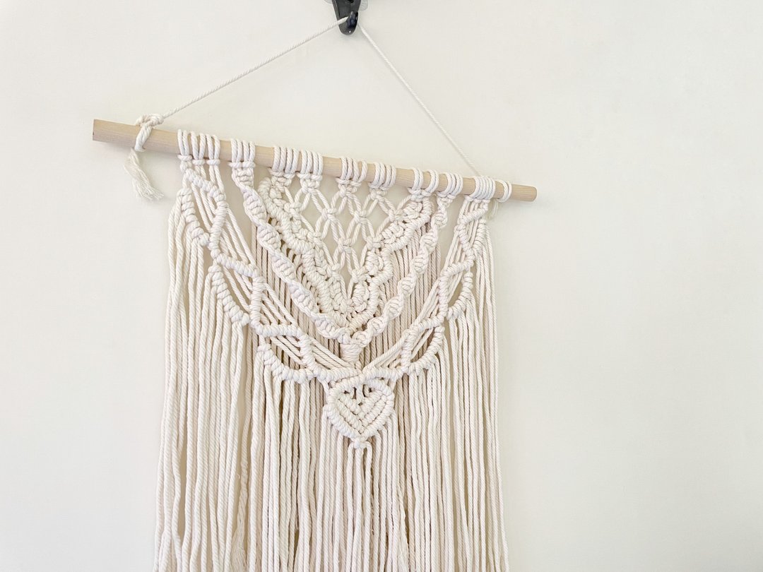 Macrame 挂毯【  Macrame Wall Hanging 】韵 - 墙贴/壁贴 - 棉 