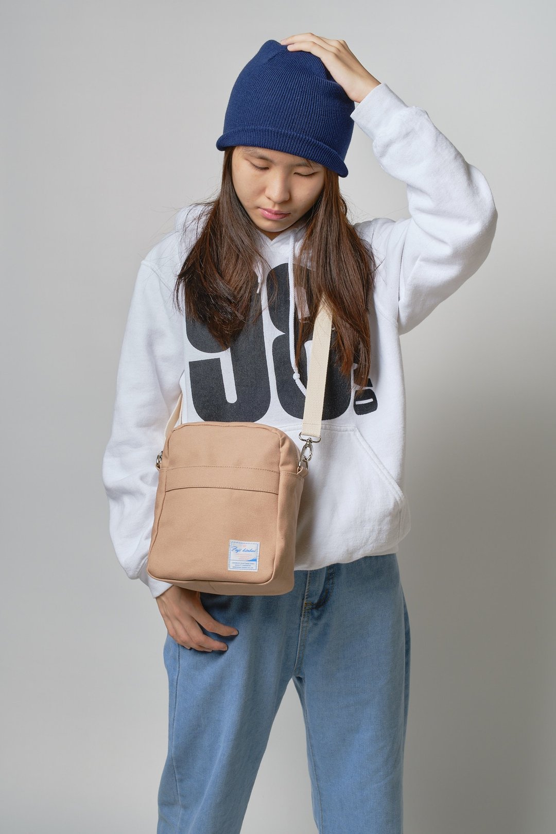 迷你帆布斜挎包 带耐用衬里 旅行邮差包 Koala 208 RG - 侧背包/斜挎包 - 防水材质 粉红色