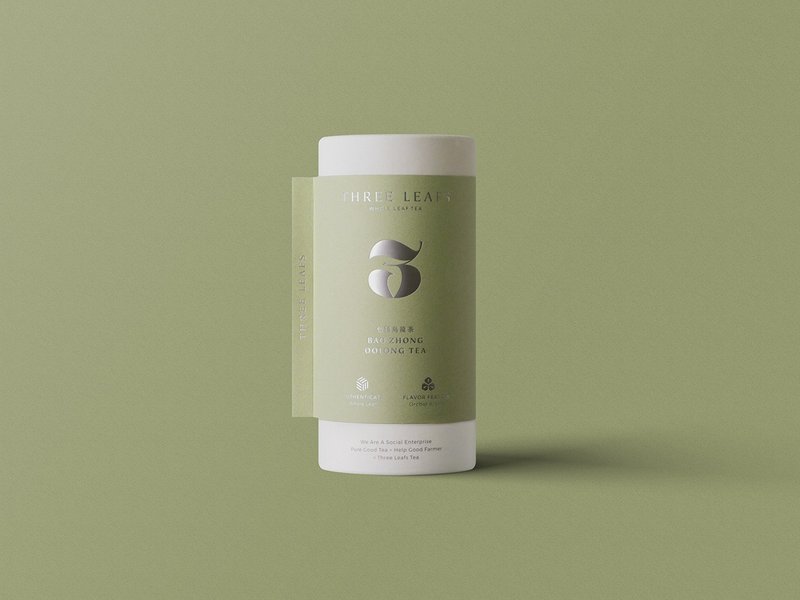 【Three Leafs Tea】 包种乌龙茶 - 茶 - 新鲜食材 绿色