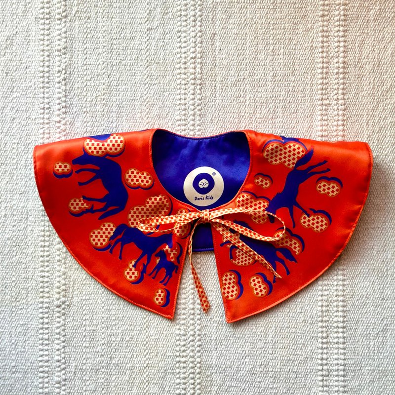 新年限定 花生小马-花开富贵生 原创 儿童 装饰假领 - 领结/领巾 - 聚酯纤维 多色