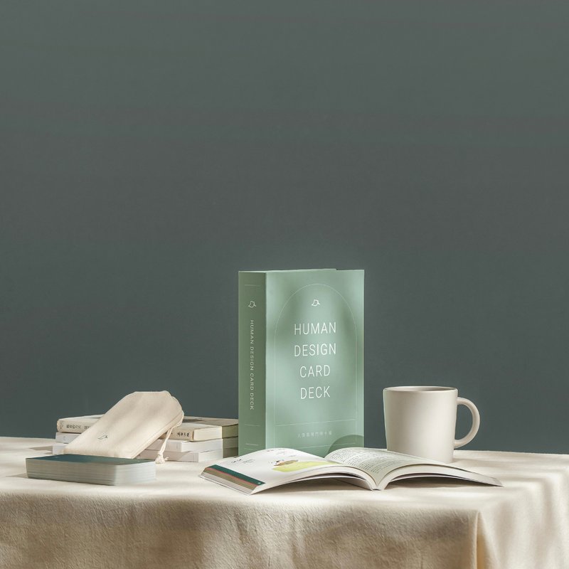 【人类图闸门牌卡组】成为自己的人类图分析师 - 卡片/明信片 - 纸 绿色