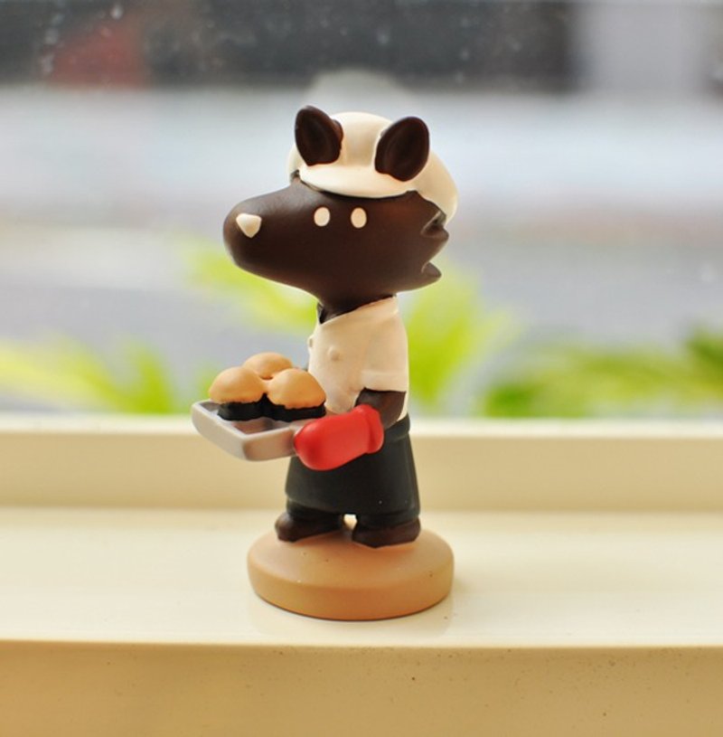 【日本Decole】Otogicco系列 疗愈系小红帽大野郎小摆饰★马芬蛋糕出炉 - 摆饰 - 其他材质 咖啡色