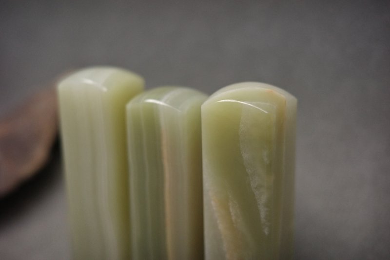 【好石多磨】青玉_玉石印章_个人章开运章_方章 - 印章/印台 - 玉石 绿色