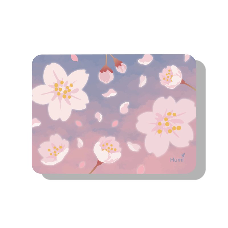 【Humi 四季系列-落樱缤纷 鼠标垫_浪漫粉】樱花桌垫/办公桌垫 - 鼠标垫 - 橡胶 
