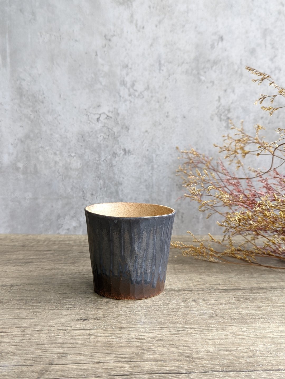 桑 | 日暮 黑釉 陶杯 - 茶具/茶杯 - 陶 
