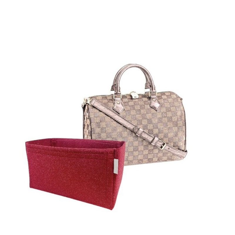 【香港制造|韩国绒布】手制内袋 - LV Speedy 30 - 化妆包/杂物包 - 其他材质 多色