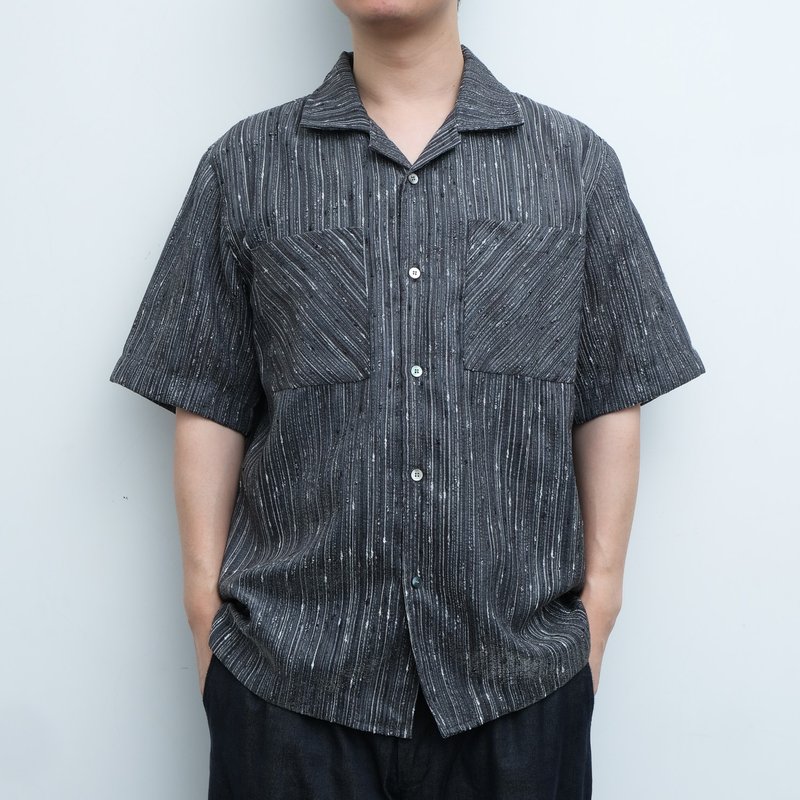 KAIKAI - Insomnia - 流金纱古巴衬衫 - 男装衬衫 - 聚酯纤维 多色