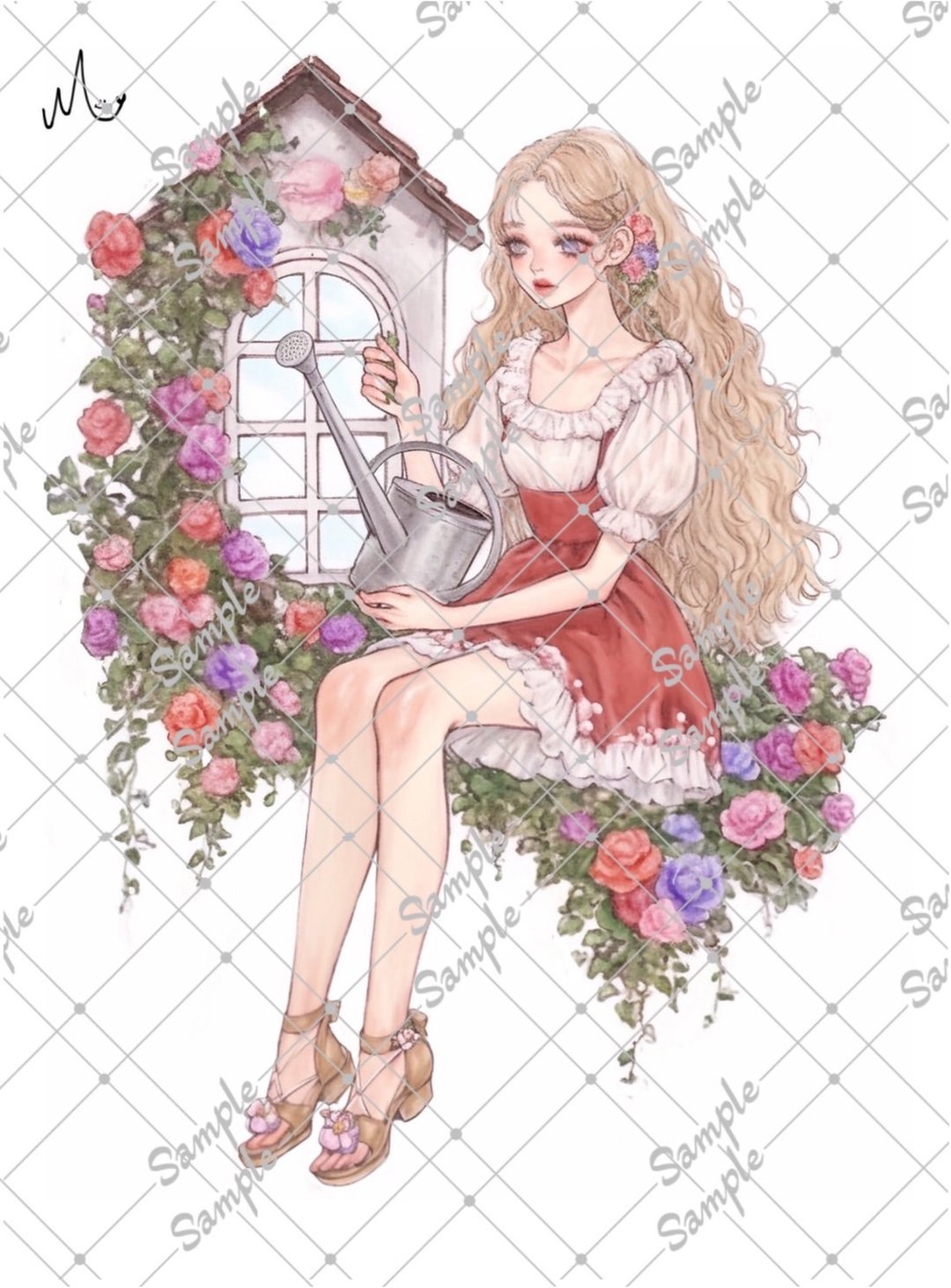 原创人物贴纸 8月新款 - 贴纸 - 纸 