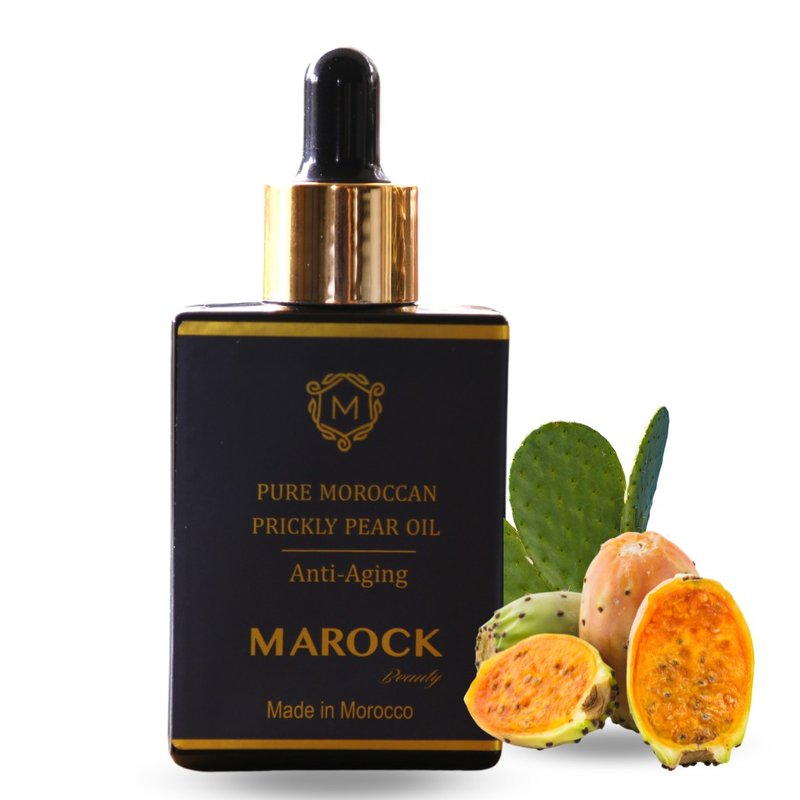 MAROCK - 100%纯天然摩洛哥仙人掌籽油 - 精华液/安瓶 - 其他材质 黑色