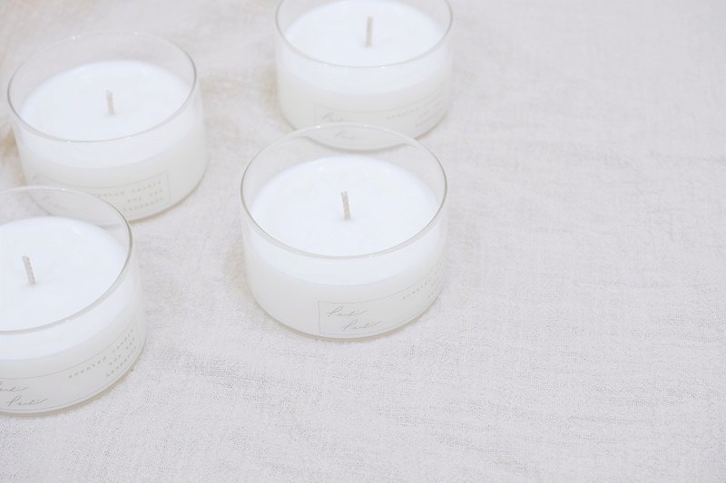 Pachi Pachi 天然大豆香氛蜡烛 100g - 蜡烛/烛台 - 蜡 白色