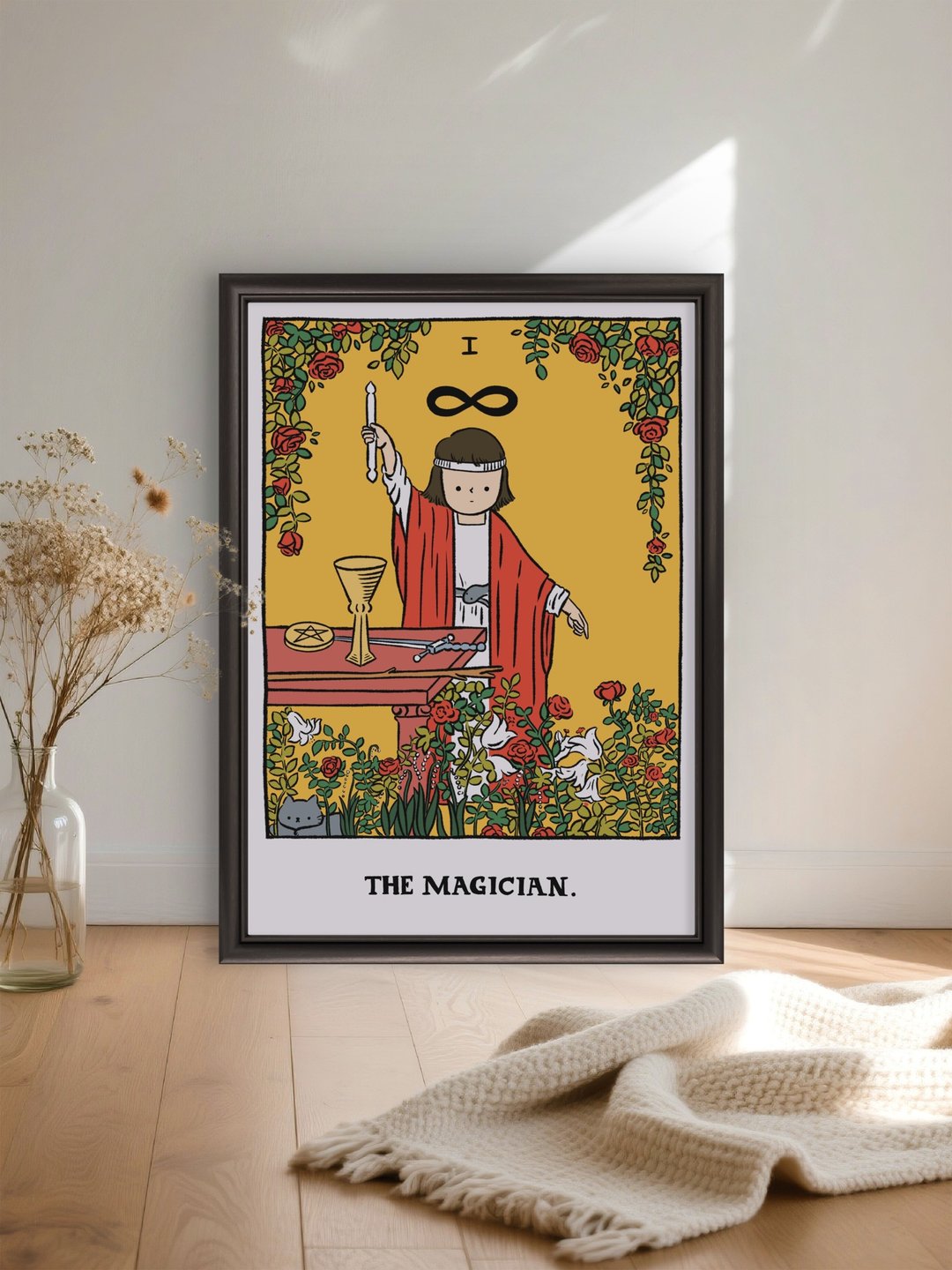 The Magician 塔罗牌艺术印刷品 (A3、A4、A5 尺寸) (无框画) - 墙贴/壁贴 - 纸 