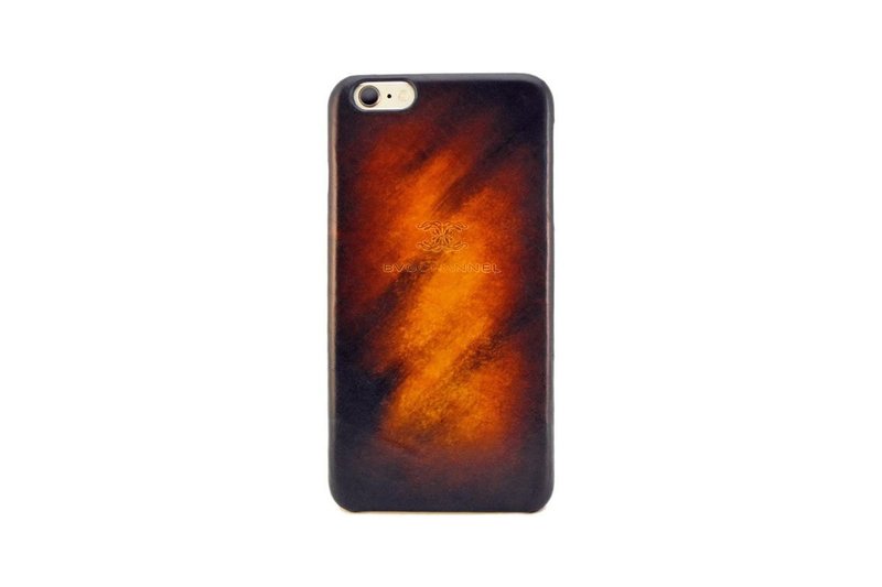 ACROMO BROWN Leather hard cover for i-Phone - 手机壳/手机套 - 真皮 咖啡色