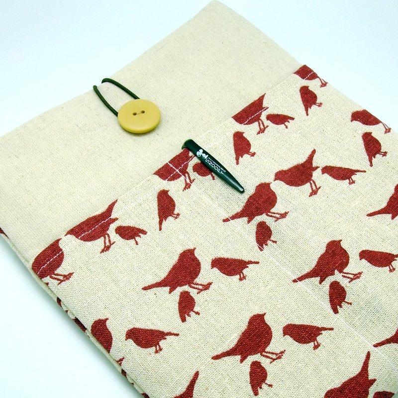 定制化电脑保护套 笔电包 电脑包 平板套 (M-106) 红小鸟 - 电脑包 - 棉．麻 蓝色