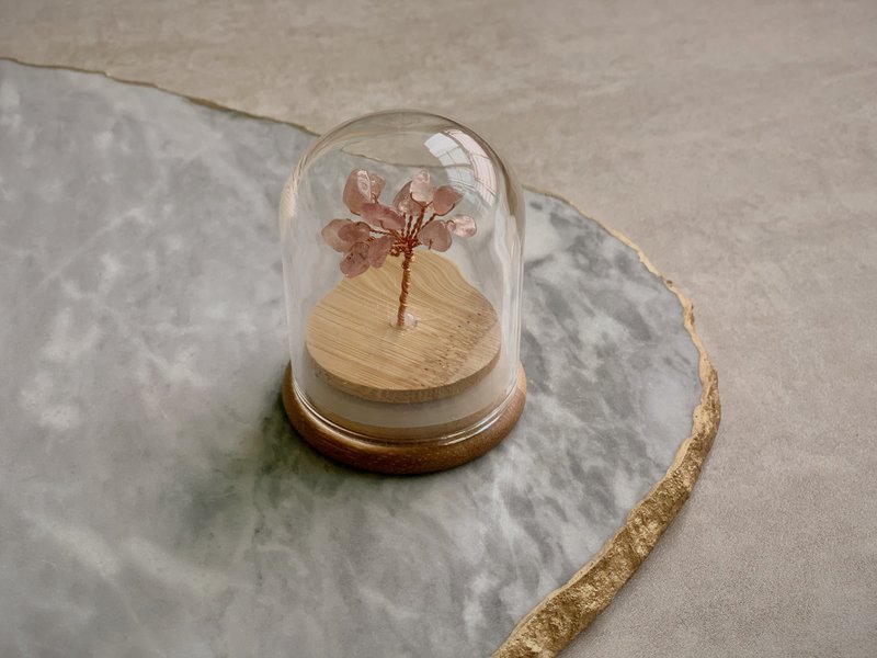 迷采儿 幸福之石 草莓晶掌心树【能量水晶守护者】 - 手链/手环 - 水晶 粉红色