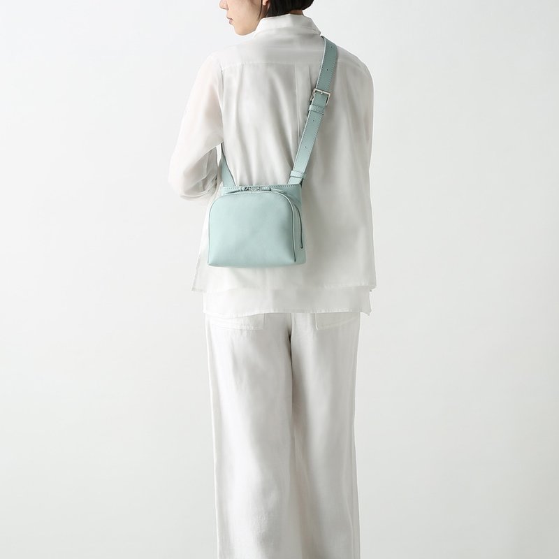 MOTHERHOUSE-Sora 两用斜背包 M-浅褐色 - 侧背包/斜挎包 - 真皮 蓝色