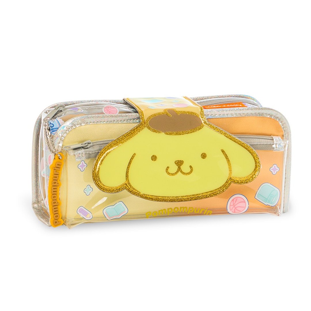 三丽鸥联名 2in1趣味铅笔盒-布丁狗 Pom Pom Purin FunTime - 铅笔盒/笔袋 - 聚酯纤维 黄色