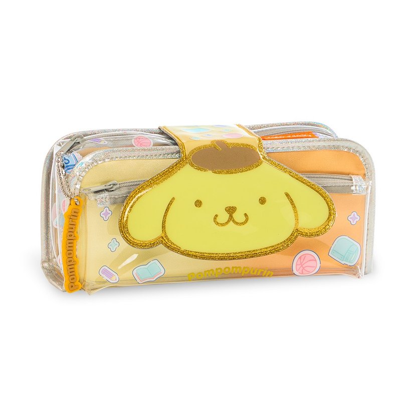 三丽鸥联名 2in1趣味铅笔盒-布丁狗 Pom Pom Purin FunTime - 铅笔盒/笔袋 - 聚酯纤维 黄色