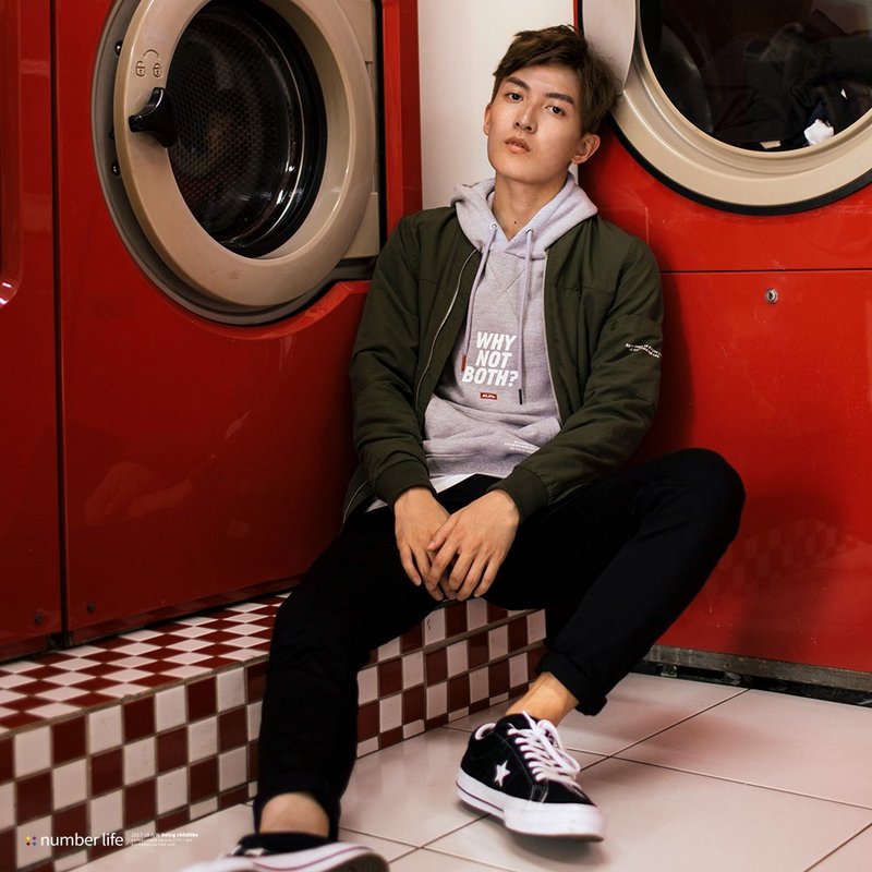 number life Bomber Jacket 飞行夹克 Army | 香港品牌 | 简约 - 男装外套 - 聚酯纤维 