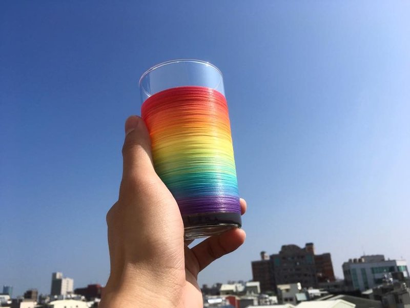 线加工 PUNNDLE｜线水杯 一同骄傲款 成家价 - 2个 - 茶具/茶杯 - 玻璃 多色