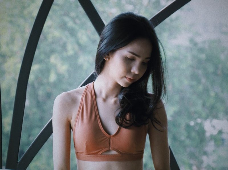 swimwear - collection "creme brulee" / muted clay / size s - 其他 - 其他材质 