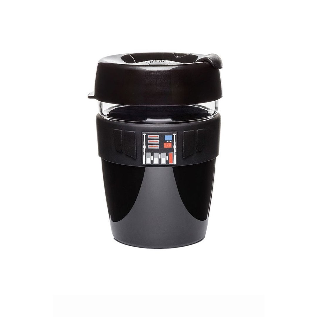 澳洲 KeepCup 双层隔热杯  星际大战 M - 黑武士 达斯 维达 - 咖啡杯/马克杯 - 玻璃 黑色