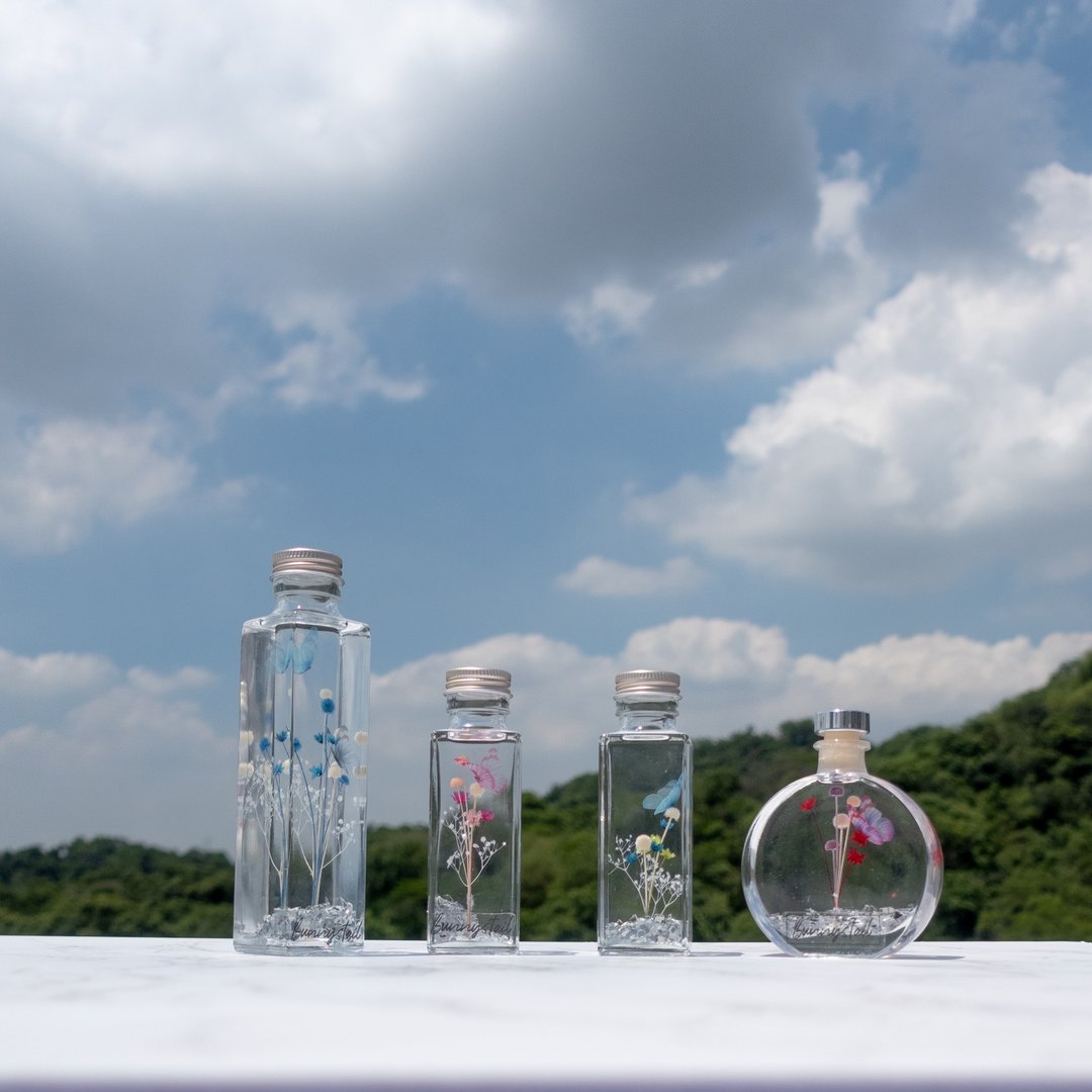 【可定制】公主浮游花礼 蝶舞翩翩 定制化 色系可讨论 手工制造 - 干燥花/捧花 - 植物．花 粉红色