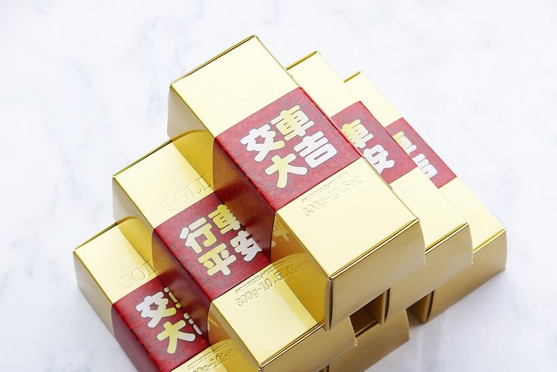 新车祝福金砖米 交车大吉.行车平安 2款可挑 (满百份免费印名字) - 五谷杂粮/米 - 新鲜食材 金色
