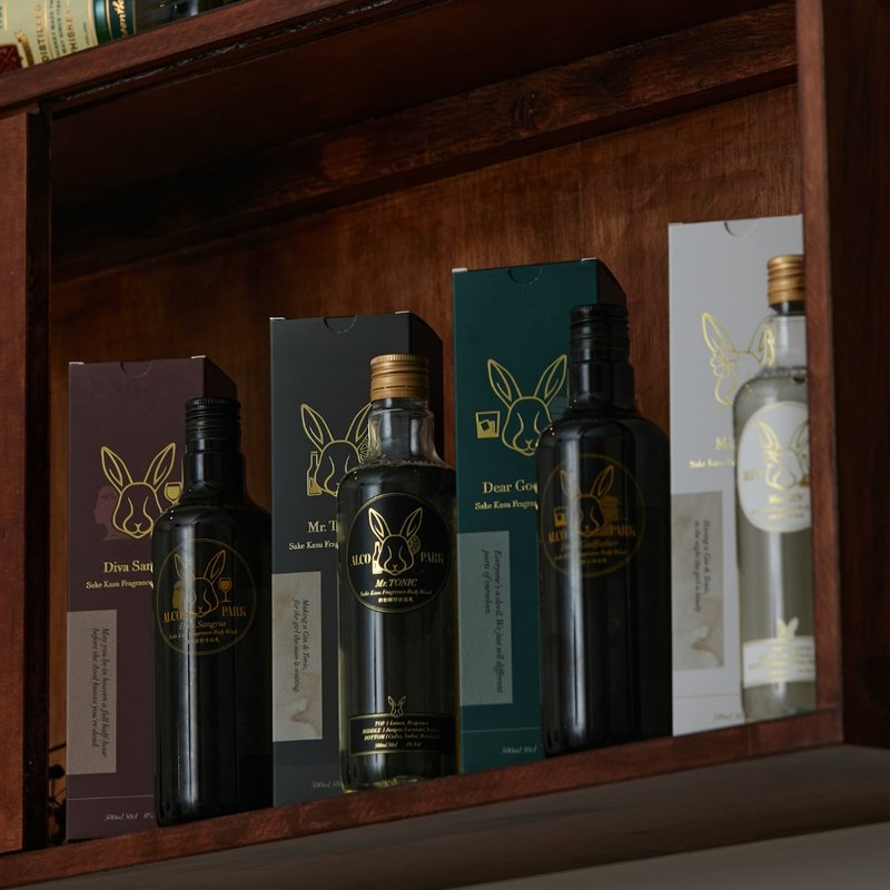 【情人节礼物】【ALCOPARK】调酒沐浴乳超值4入组 - 沐浴用品 - 塑料 多色