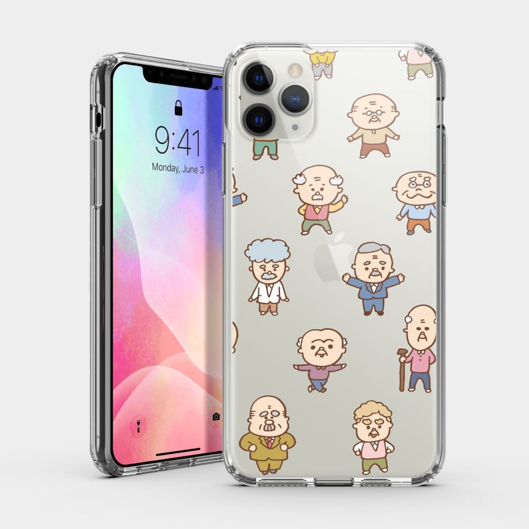 礼物 毕业礼 生日礼 欧吉桑 IPHONE 保护壳 透明手机壳 IP014 - 手机壳/手机套 - 塑料 多色
