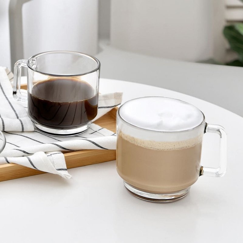 Ocean Stack可叠咖啡杯 485ml/1入 - 玻璃杯 - 玻璃 透明