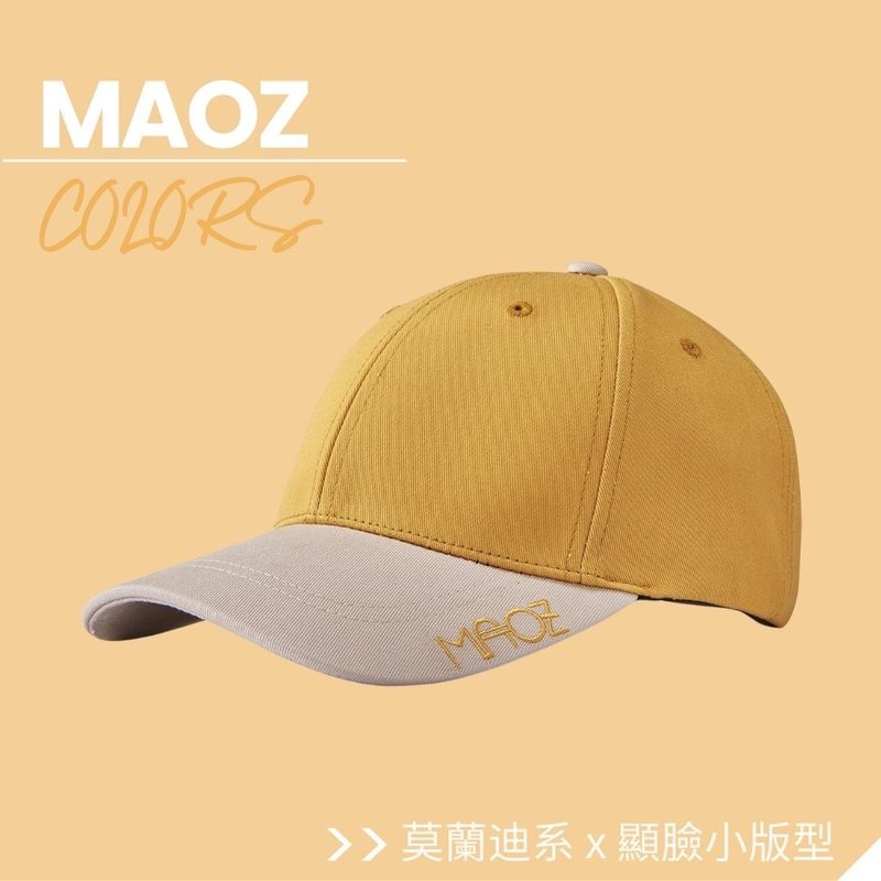 【MAOZ】Vangogh梵谷黄棒球帽 - 帽子 - 棉．麻 透明