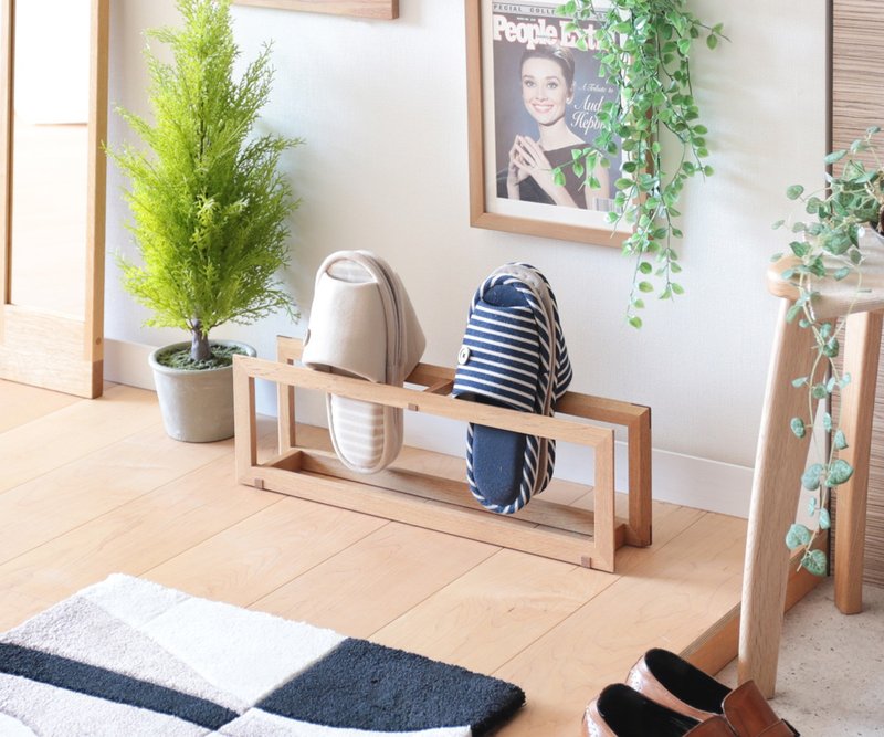 旭川工艺 Art craft bau工房 室内拖鞋架 - 收纳用品 - 木头 
