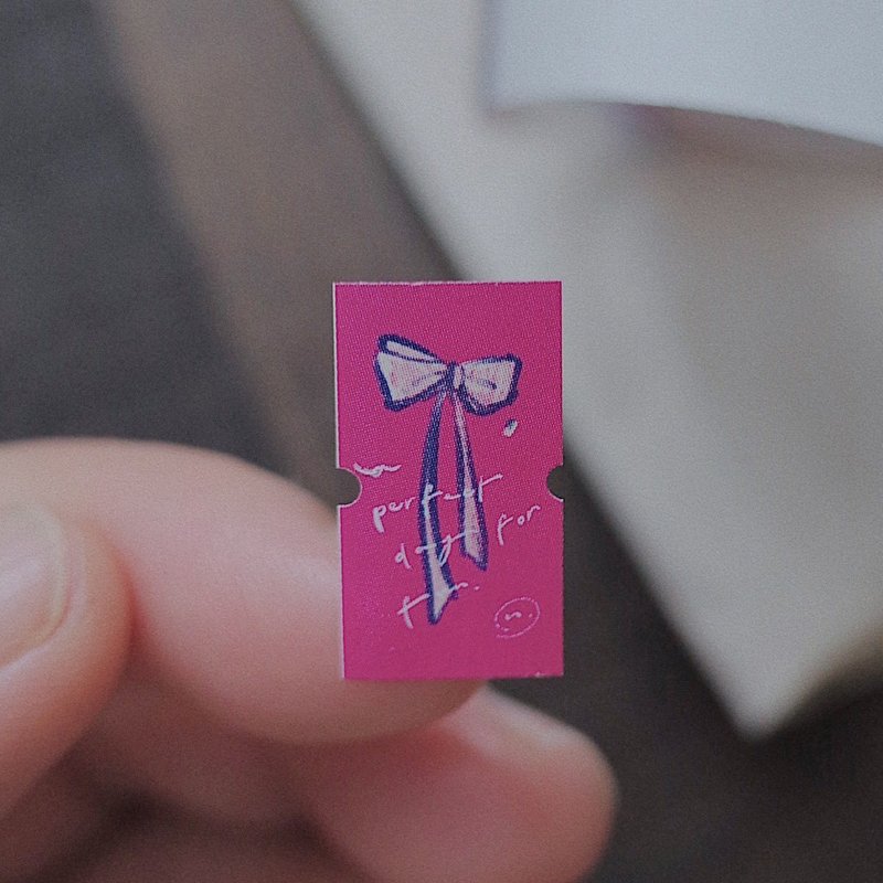 Happy Moment - 标签贴纸卷 - 贴纸 - 纸 蓝色