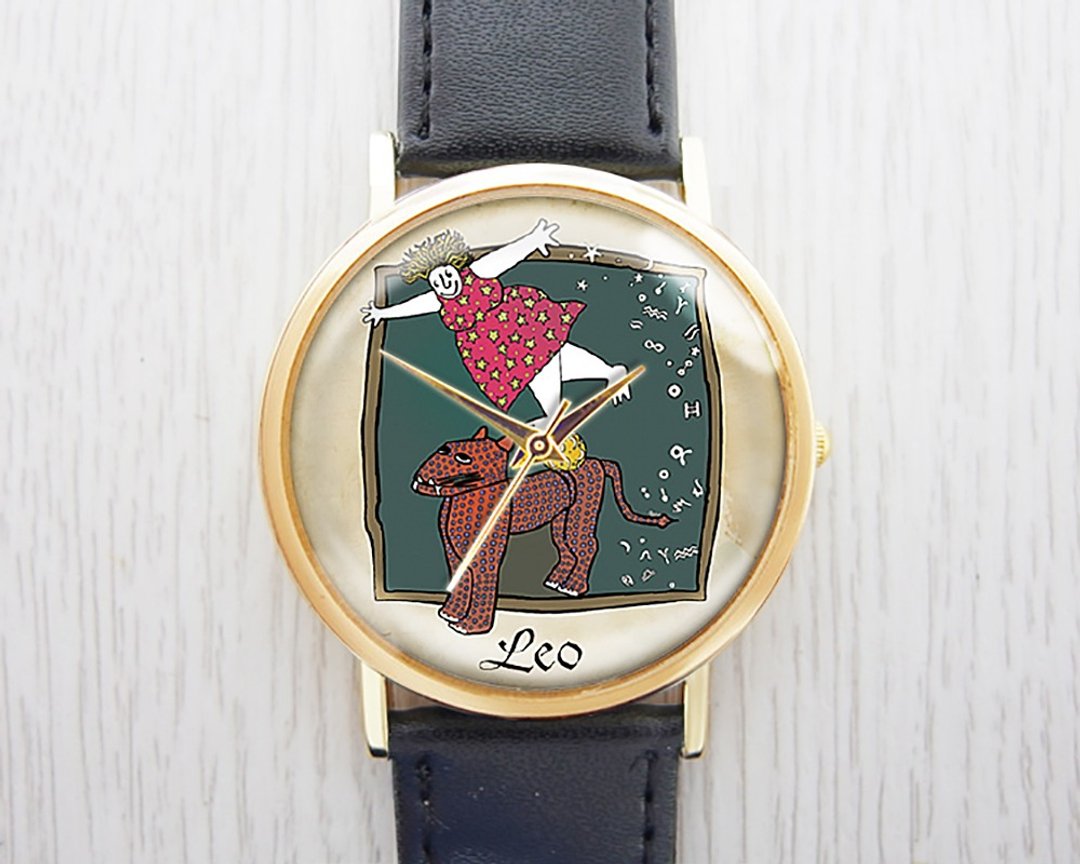 狮子座 - 女表/男表/中性表/配件饰品【Special U Design】 - 女表 - 其他金属 咖啡色