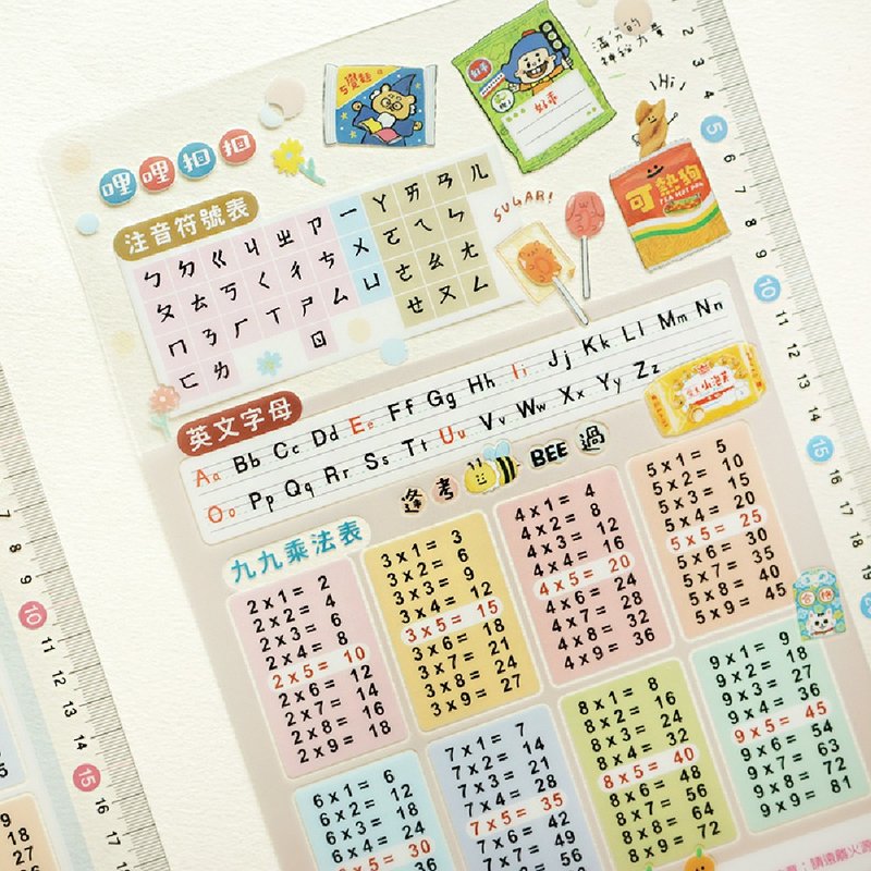 13K彩印学习垫板(4图) SPB-62 垫板 - 文件夹/资料夹 - 塑料 