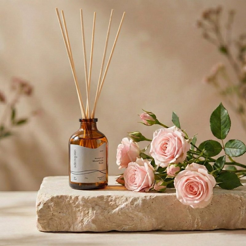 经典玫瑰香气 手工香氛扩香瓶【馥郁玫瑰】 - 香薰/精油/线香 - 精油 