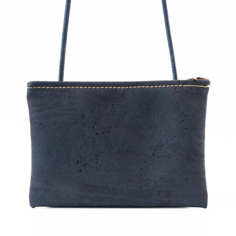 Talawa Cork 软木皮革斜背包 (海军蓝) - 侧背包/斜挎包 - 环保材料 蓝色