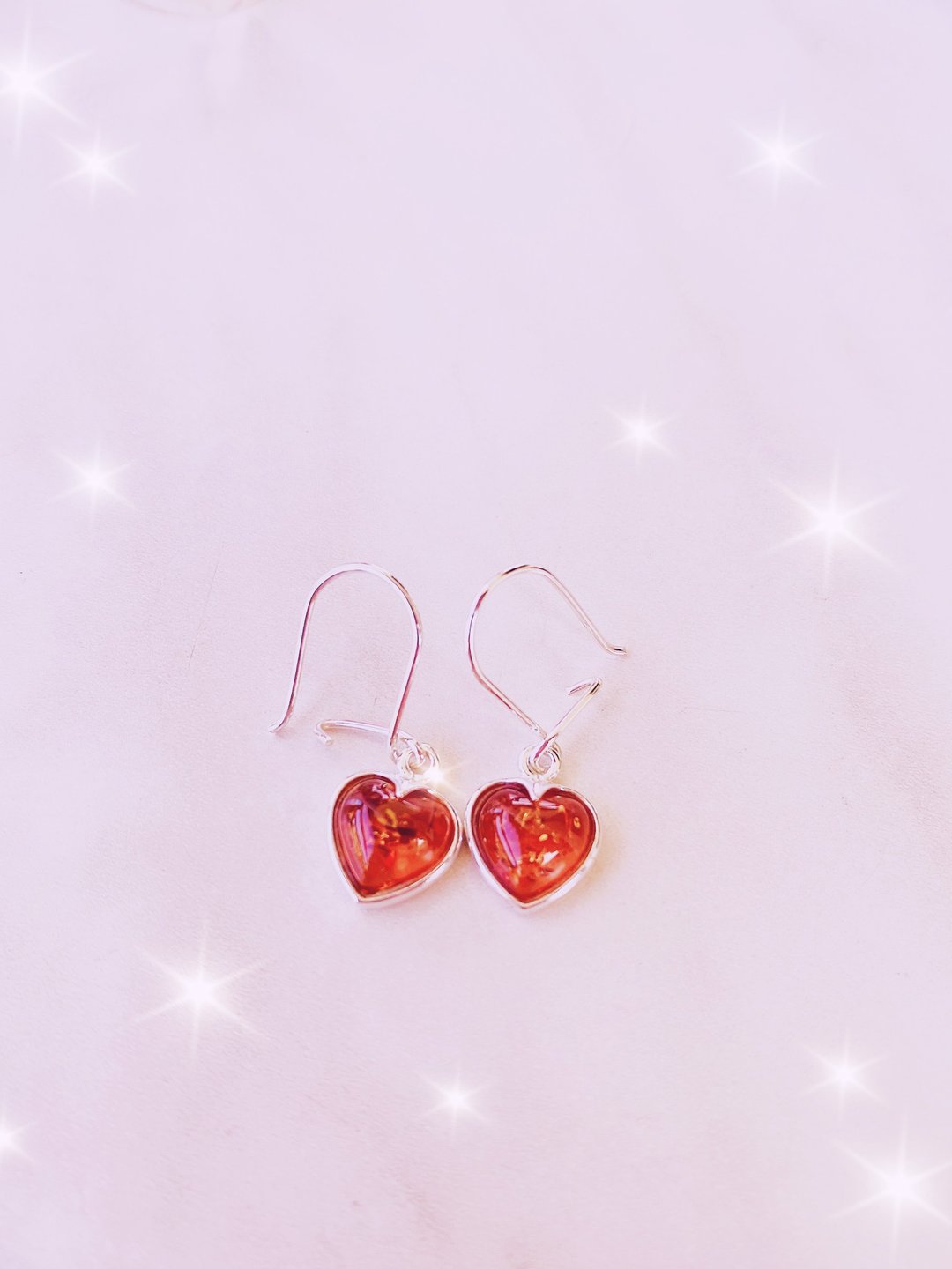 My heart - 耳环/耳夹 - 纯银 多色