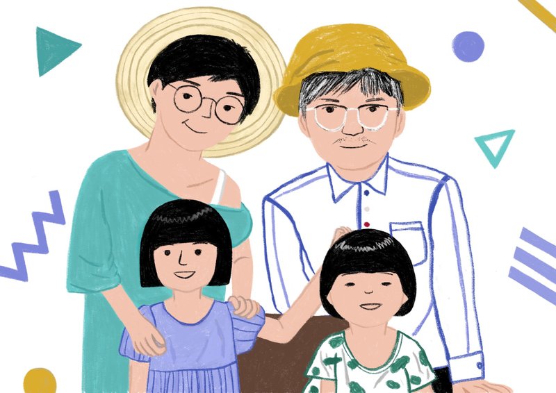 似颜绘专线 portraits | 电子档 + 3R数码照片 - 订制画像 - 其他材质 