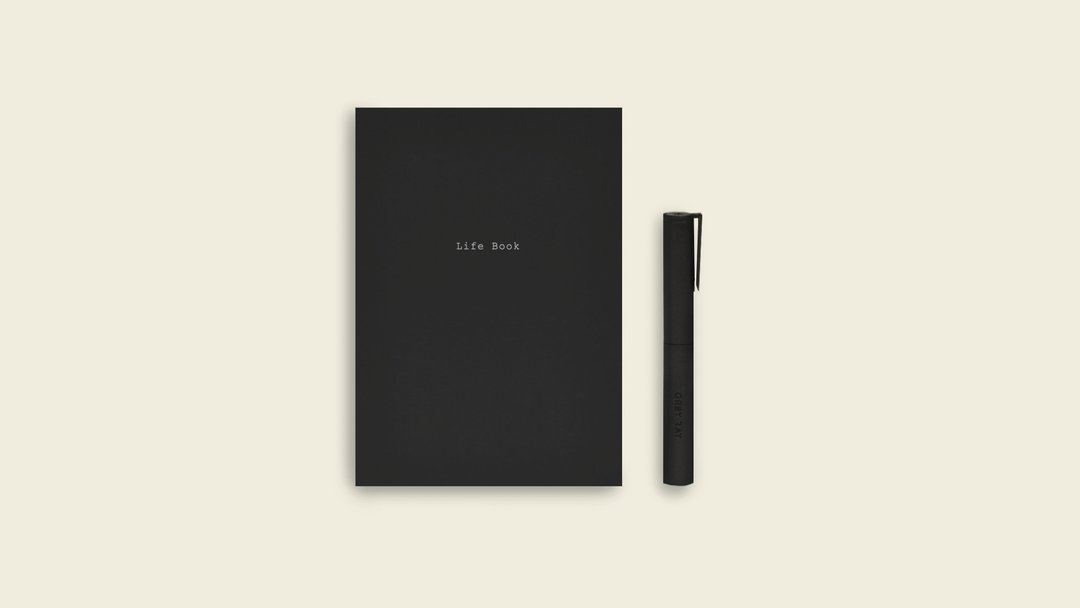 LIFE BOOK (Charcoal Black) - 笔记本/手帐 - 纸 黑色